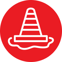 traffic cone icon