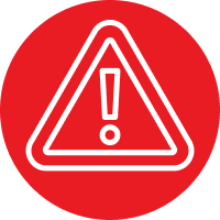 hazard sign icon