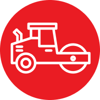 asphalt roller icon