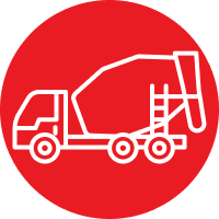 concrete mixer icon