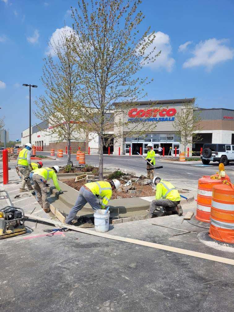 Costco Curbing