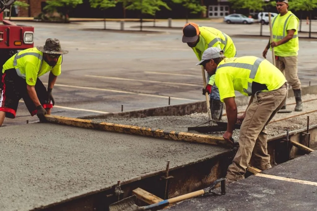 PLM performing a concrete construction project