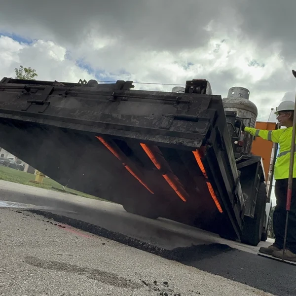 Heating Pavement .5 hot