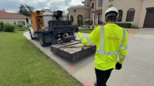 Infrared Patching - heat on pavement
