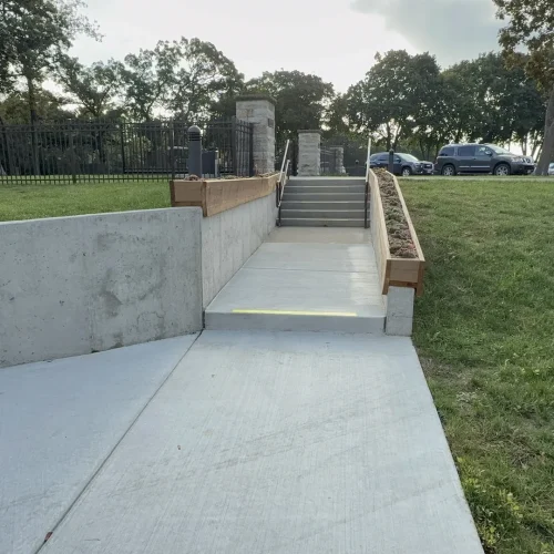 After stair repair St. Benedicts