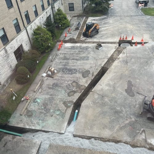 Mid drainage repair St. Benedicts