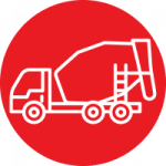 concrete mixer icon
